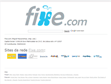 Tablet Screenshot of fixe.com